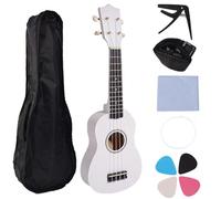 21Inch Ukulele Home Practice Ukulele Portable Learning Guitar Wood Texture For Music Students And Travel Enthusiasts