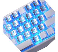 21Key Set Transparents Butterfly Love Design Keycaps Original Height for Easy Installation on Various Keyboard Models Transparents Light Up