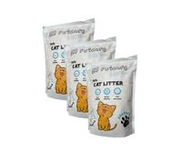 21L Organic Natural Cat Litter Ultra Clumping Odour Control Flushable Long Lasting Dust Free Seal By Zipper (Original Scent)