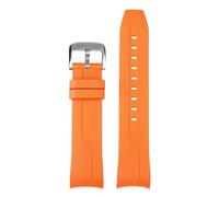 21mm 22mm Compatible With Tissot 1853 Starfish T120 Silicone Strap - Curved End Rubber Band T120417A Series Diving Watch Men’s Bracelet