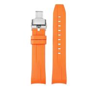 21mm 22mm Compatible With Tissot 1853 Starfish T120 Silicone Strap - Curved End Rubber Band T120417A Series Diving Watch Men’s Bracelet