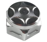 21mm Motorcycle Steering Stem Nut Bolt, Fit for All Motorcycles, Metal Construction, Black/Silver/Red/Gold/Blue