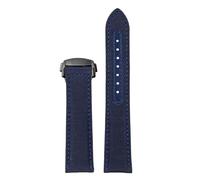 21mm Nylon Watch Strap for Omega Seamaster Speedmaster De Ville Series | Genuine Leather Watch Bands Woven Adjustable Deployment Buckle Casual Men Women
