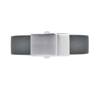 21mm Silicone Rubber Watchband Compatible With Longines Hydroconquest L3 Conquest Sports Diving Watch Strap Black Blue Green(A-Grey silver)