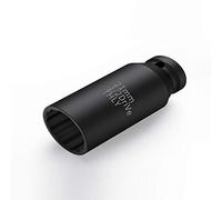 21mm Socket 1/2 Drive, 1/2 Inch Impact Metric 12-Point Deep Axle Nut Socket Set, CR-MO for Easy Removal of Axle Shaft Nuts (21MM)