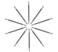21mm Spring Bar Watch Pins | 10 Pack Stainless Steel | 1.8mm Diameter