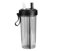 21Oz Portable Water Bottle, Two Straws Water Cup Dual Use Drink Cup Travel Drinking Bottle Sports Water Bottles with Straw and Lid for Outdoor Travel Sport