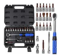 21Pc 1/4" Click Torque Wrench Set 2-24Nm Bike Tool