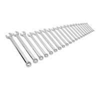 21pc Extra Long Combination Hand Spanner Set - 6 to 32mm Metric 12 Point Socket