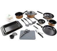 21pc Kitchen All-in-One Starter Pack Black Marble or Copper Style (Copper)