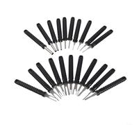 21PC Terminal Removal Tool Kit Pin Extractor Steel(Black)