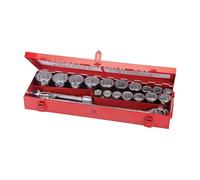 Silverline Socket Set 3/4" Drive 12pt Metric 21pce
