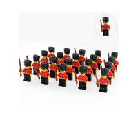 21PCS British Royal Guards Honor Guard Minifigure Building Block Toys