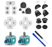 21Pcs Dualshock Accessories Repair Replacement Compatible with Sony Playstation 4 PS4 for Dualshock 4