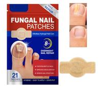 21Pcs Fungal Nail Patches,Fungal Nail Treatment Patches,Nail Repair Patches,Multi-Purpose Toenail Repair Treatment Pad,8-Hour Nail Treatment Restores a Healthy Appearance,Nail Treatment,Nail Cure