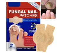21Pcs Fungal Nail Patches,Fungal Nail Treatment Patches,Nail Repair Patches,Multi-Purpose Toenail Repair Treatment Pads,Toenail Patches,Nail Fungus Treatment for Toenail,Antifungal Nail Treatment