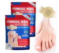 21Pcs Fungal Nail Patches Multi-Purpose Toenail Repair Treatment Pads, Fungal Nail Treatment Nail Fungus Treatment for Toenail Hour Nail Treatment Restores Healthy Appearance (2 pcs)