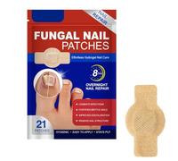 21Pcs Fungal Nail Treatment, Nail Repair Patches,Nail Fungus Treatment for Toenail,Toe Nail Fungal Treatment for Toenails Extra Strong(1PC)