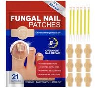 21Pcs Fungal Nail Treatment Patches -Finger Nail Solution, Toenail Repair & Antifungal Treatment - Repair Pads for Multi-Purpose Use