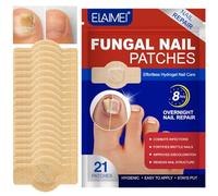 21Pcs Fungal Nail Treatment Patches - Fungal Nail Patches for Toenails, Nail Fungus Plasters, Toe Nail Fungal Treatment - Fast-Acting Fungal Nail Treatment