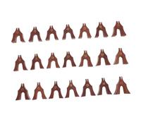 21Pcs Guzheng Bridges Wooden Musical Accessories for Enhanced Sound Quality Durable Guzheng String Pillars Brown