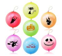 21pcs Halloween Punch Balloons for Kids Party Favour 18 Inch Big Latex Punching Ball Balloons for Party Bag Fillers Halloween Trick or Treat