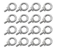 21pcs m6 eye bolt,eye screws 304 stainless steel male thread lifting ring eye bolts,eye bolts heavy duty,for living lifting and various engineering lifting equipment