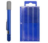 21PCS Mini Drill Bit Set with Pin Vise for Wood Jewelry DIY Carving, 0.3-1mm Metal Micro Drill Bits for Hand Drills, #61-80 for Precision Hobby Tool