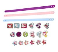 21PCs Unicorn Charm Bracelet Making Kit for Kids, Jewellry Making Kit for Girls, Bracelet Making Kit for Make Your own Unique Bracelets or Summer Gifts Size-17.5 cm