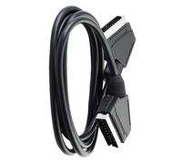 21Pin SCART Cord Male to Male Fast Speed Data Transfer Video Connectors Cable Converters for Home Theater SCART to Cable
