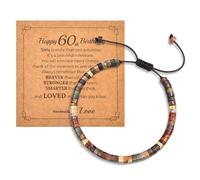 21st / 30th / 40th / 50th / 60th / 70th / 80th Birthday Gifts for Women - Inspirational Gifts Healing Natural Stone Bracelets, Birthday Gift Ideas for Mothe Mom Grandma Nana Daughter Niece Best Friend