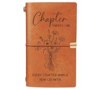21st Birthday Gift for Her, Chapter Twenty-One Leather Journal Notebook