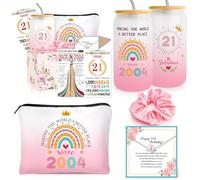 21st Birthday Gifts for Her, 21st Birthday Gifts for Women, Gift for 21 Bday Female, 21 Fabulous Gift Making The World a Better Place Since 2004 Bday Decoration for Her