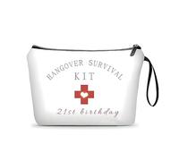 21st Birthday Gifts for Her,Funny 21st Birthday Make up Organiser Makeup Case Cosmetic Bag for Women,21st Birthday Presents for Best Friends Bestie Girls Daughter Female Sister Niece Granddaughter