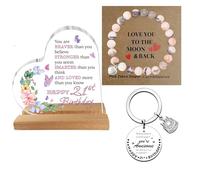 21st Birthday Gifts for Her - Inspirational Heart Acrylic Keepsake with Quote - Unique 21st Birthday Gift for Daughter, Niece or Granddaughter - Sentimental Gift for 21 Year Old Girl
