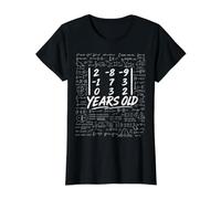 21st Birthday Matrix Determinant Math Nerd Funny Value Graphic T-Shirt, Women, Black, S
