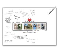 21st Birthday Party Decorations Supplies - Guest Book Alternative Poster. Signing Anniversary Board for Women or Men. Wall Art Decor Card for Him or Her Turning 21 Years Old. A3 Signature Banner