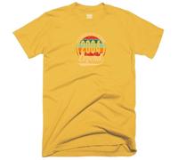 21st Birthday T Shirt 21 Years of Being Awesome Legend Born in 2004 Vintage Funny Gift Tee Top (UK, Alpha, XXL, Regular, Regular, Yellow)