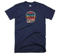 21st Birthday T Shirt 21 Years of Being Awesome Legend Born in 2004 Vintage Funny Gift Tee Top (UK, Alpha, XL, Regular, Regular, Navy)
