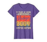 21st birthday vintage 2004 21 years old bday decorations T-Shirt
