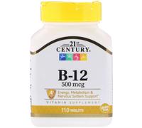 21st Century, B-12, 500 mcg, 110 Tablets