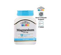 21st CENTURY Magnesium 250mg Mineral Supplement - 110 Tablets