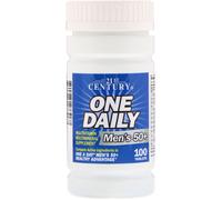 21st Century, One Daily, Men's 50+, Multivitamin Multimineral, 100 Tablets