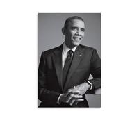 21st-century Presidents of The United States Barack Obama Black And White Celebs Poster Artworks Picture Print Poster Wall Art Painting Canvas Decor Home Posters 20x30inch(50x75cm)