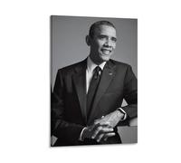 21st-century Presidents of The United States Barack Obama Black And White Celebs Poster Home Decor Poster Wall Art Hanging Picture Print Decorative Painting Posters 16x24inch(40x60cm)