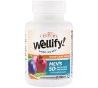 21st Century, Wellify, Men's 50+, Multivitamin Multimineral, 65 Tablets