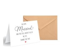 21st Wedding Anniversary Card for Couple - Elegant Keepsake for Husband, Wife, Him & Her - Romantic 21 Year Card for Mum & Dad - 4.9x6.9 Inch with Envelope