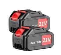 21V 10-Cells 5S2P 2400/2600/3000/4000mah Replacement Battery Pack Compatible For Makita 18V Compatible Cordless Electric Power Tools(2 Battery,2400mAh)