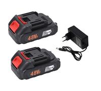 21V 48VF 7500mAh High Capacity Rechargeable Lithium Ion Battery ，Compatible for Makita， 18V/21V Electric Power Tool Battery EU/US/AU/UK Plug(2 Battery 1 Charger)