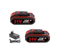 21V 7500mAh Rechargeable Lithium Ion Battery Compatible For WORX 18V 20V Power Tools - High Capacity Replacement Battery(2 Battery 1 Charger)